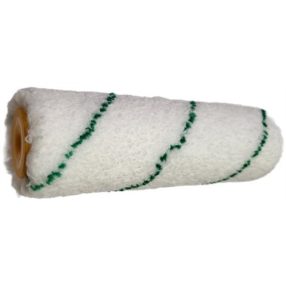 radiátor festőhenger zöld csíkos mikroszálas 15cm MIDI