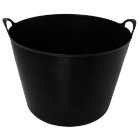 flexibilis vödör 27 literes fekete