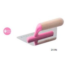   MT glettelő rozsdamentes műanyag nyéllel trapéz 200x80mm / Marmorino Tools /