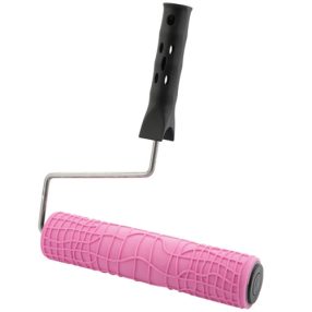   MT dekorációs henger nyéllel 250mm krokodil / crocodile / Marmorino Tools /