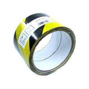 ragasztószalag PVC jelölő sárga-fekete 50mm/33m