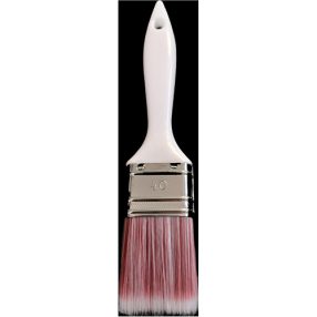   ecset univerzális szimpla bordó sörte, fehér műanyag nyél 30mm