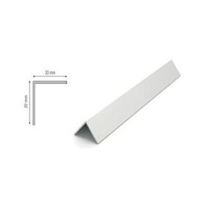   Aluminium L sarokprofil 20mmX20mm 250cm Eloxált Ezüst színben ALS 20X20EE