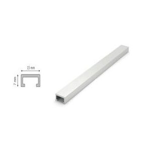   Aluminium  dekorprofil 15mm 250cm Eloxált Ezüst színben DEKO-15EE