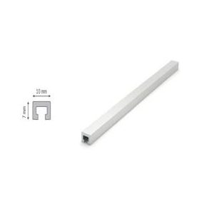   Aluminium  dekorprofil 10mm 250cm Eloxált Ezüst színben DEKO-10EE