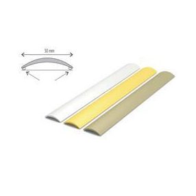   Alumínium burkolat váltó profil 270cm - 3cm, pezsgő színben, öntapadós A03/270PÖ