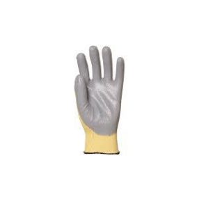 kesztyű mártott szürke nitril 8-as