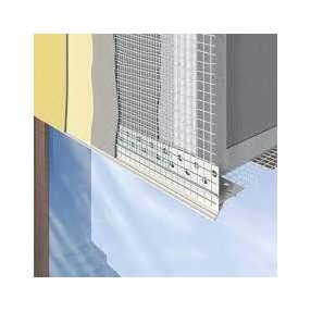 élvédő hálós vizoros PVC nem vakolható 2,5m 