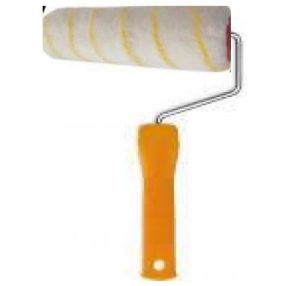 radiátor festőhenger15cm midi nyéllel sárga-fehér