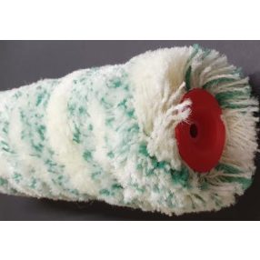 festőhenger sárga-zöld 25cm / spirál / 18mm szálhossz