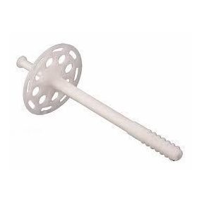   szigetelésrögzítő tárcsás dűbel 130mm/10mm fehér kr 100db/csomag