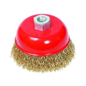 fazékkefe réz 100mm flexre M14