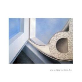 ajtó-,ablaktömítő profil P fehér 100m