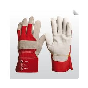   kesztyű munkavédelmi hasított bőr extra /piros-1155/eider-sárga/magpie-zöld/