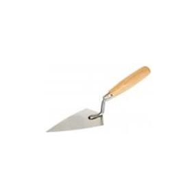   STA kőműves kanál rozsdamentes fa nyelű hegyes 140mm "SHARP"